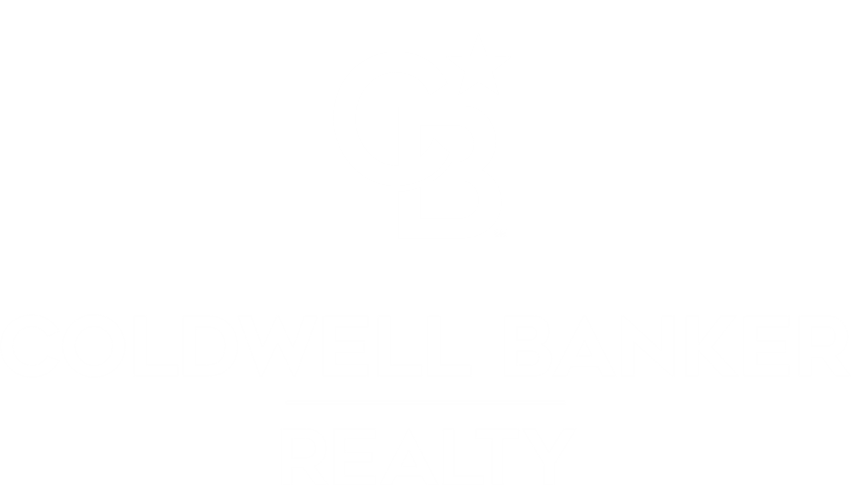 Coldwell Banker Realty Logo 2 lines white